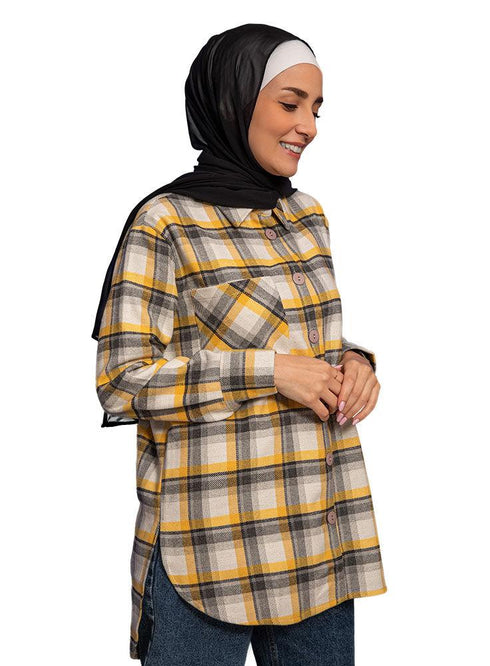 Sunny O.S Checkered Shirt - Khotwh