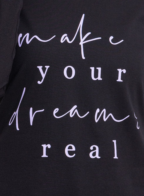 Black Printed Long-Sleeve Design 3