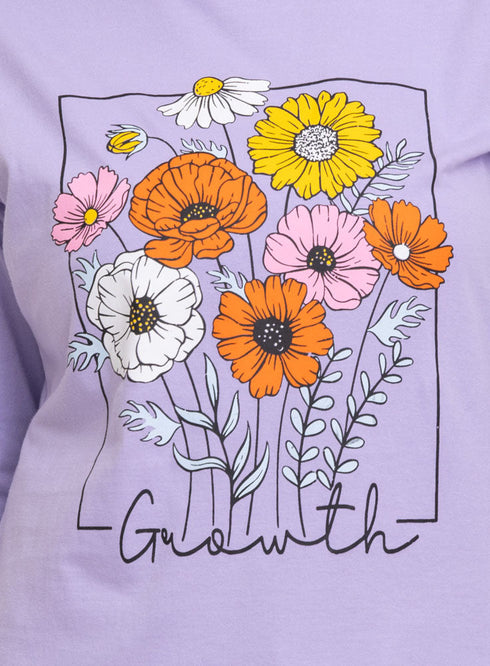 Lilac Printed Long-Sleeve Design 7