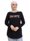 Black Printed Long-Sleeve Design 8
