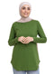 Olive Oil Curved Long-Sleeve