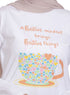 White - Design 28 Printed Long - Sleeve - Khotwh