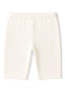 White Lycra Leggings Short - Khotwh