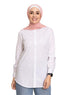 White M - Poplin Shirt - Khotwh