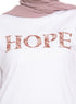 White Printed Long - Sleeve Design 25 - Khotwh