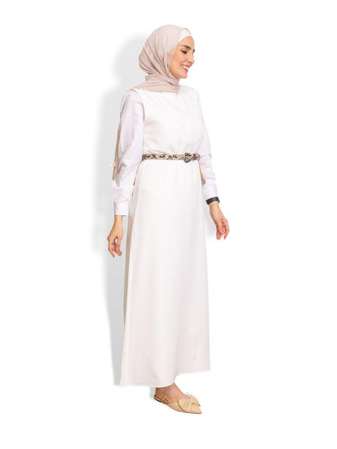 White Sleeve - Less Dress - Khotwh