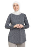 Zebra Grey Sigma Cur.Long - Sleeve - Khotwh